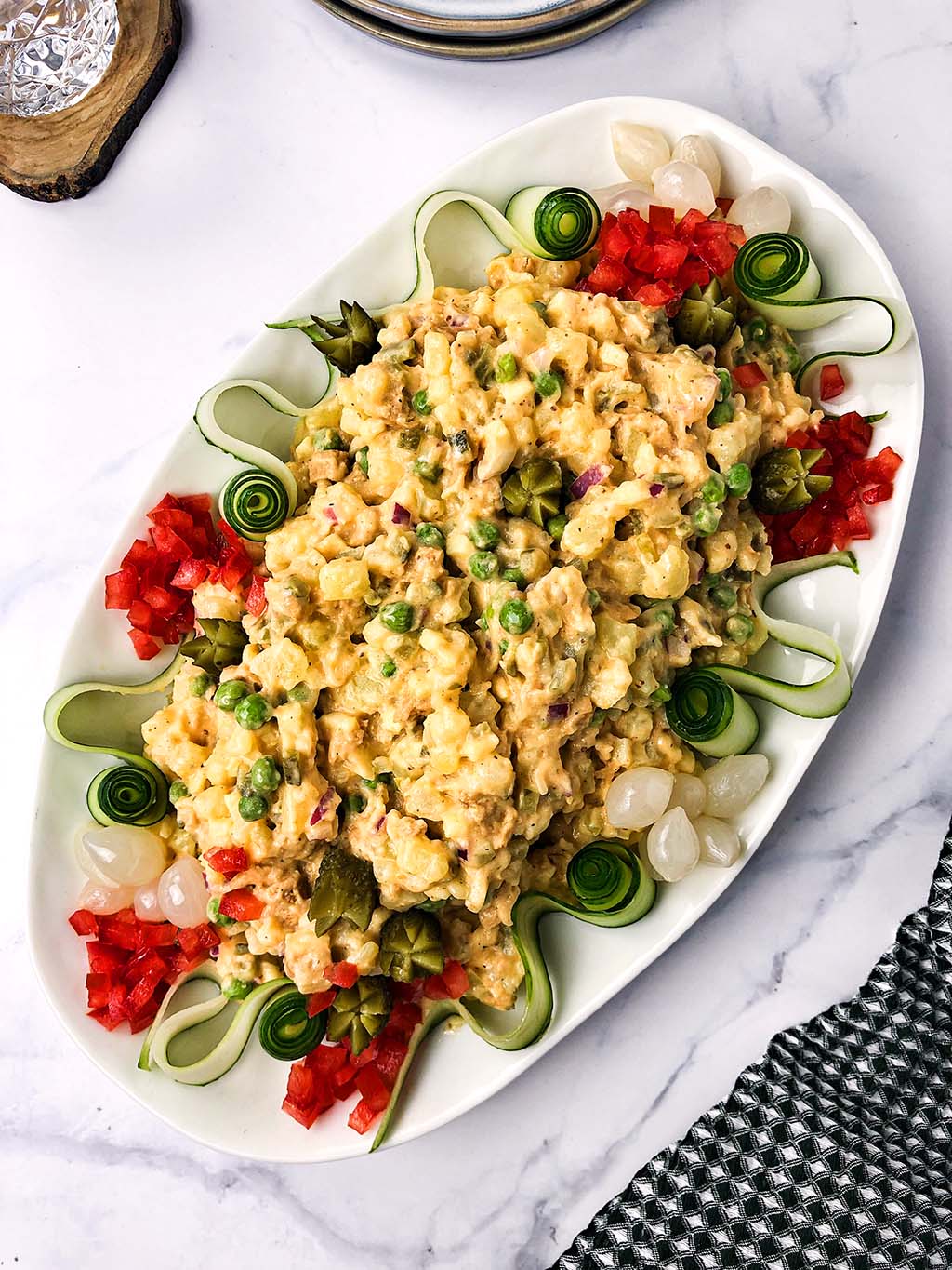 Vegan huzarensalade