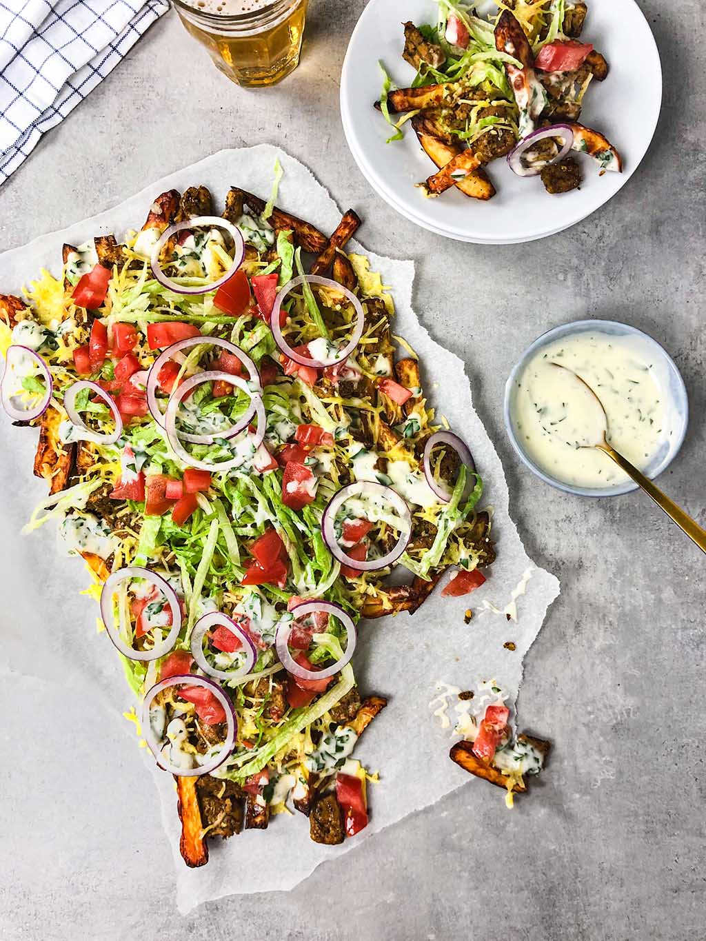 Vegan kapsalon