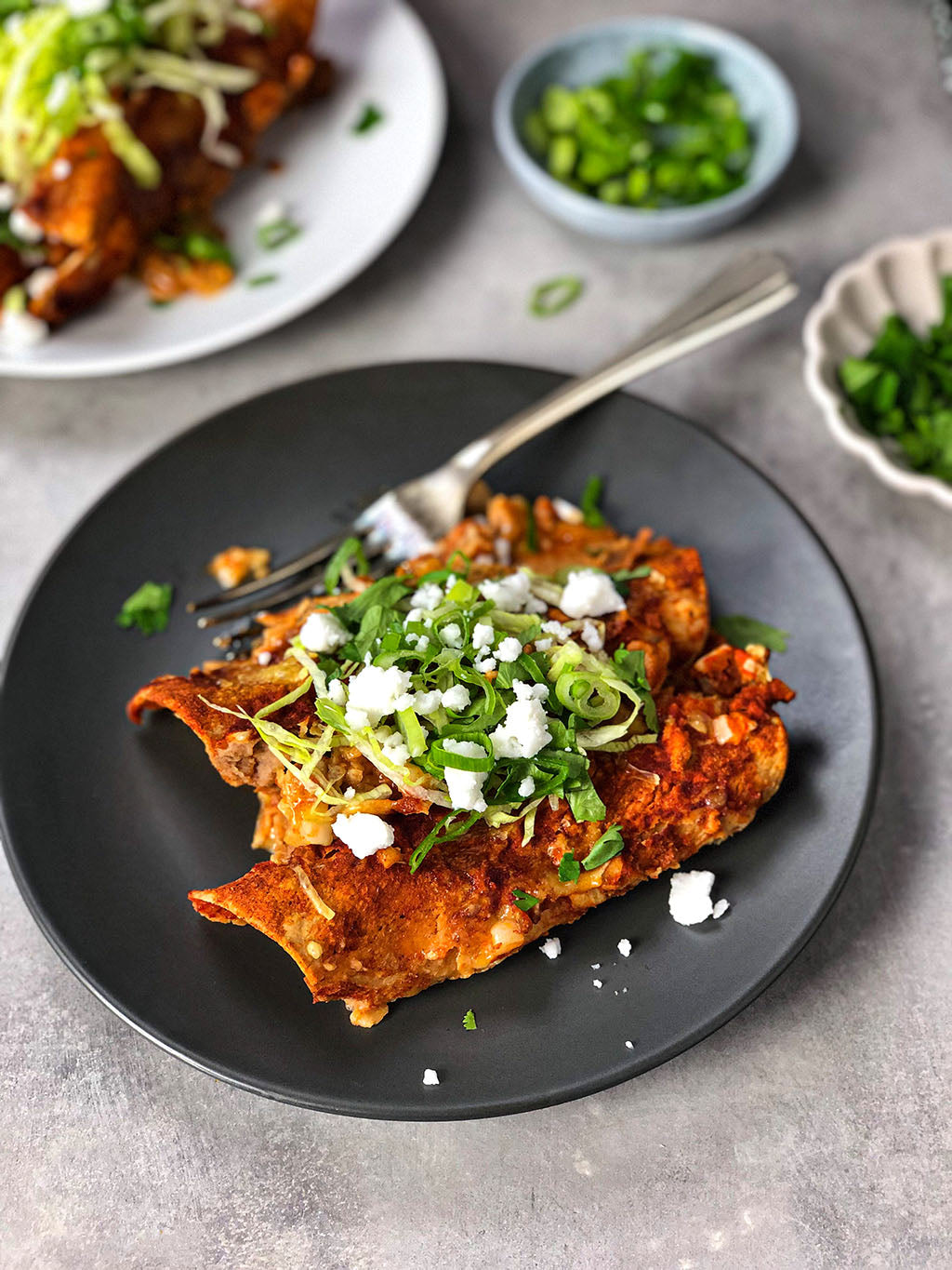 Vegan enchiladas