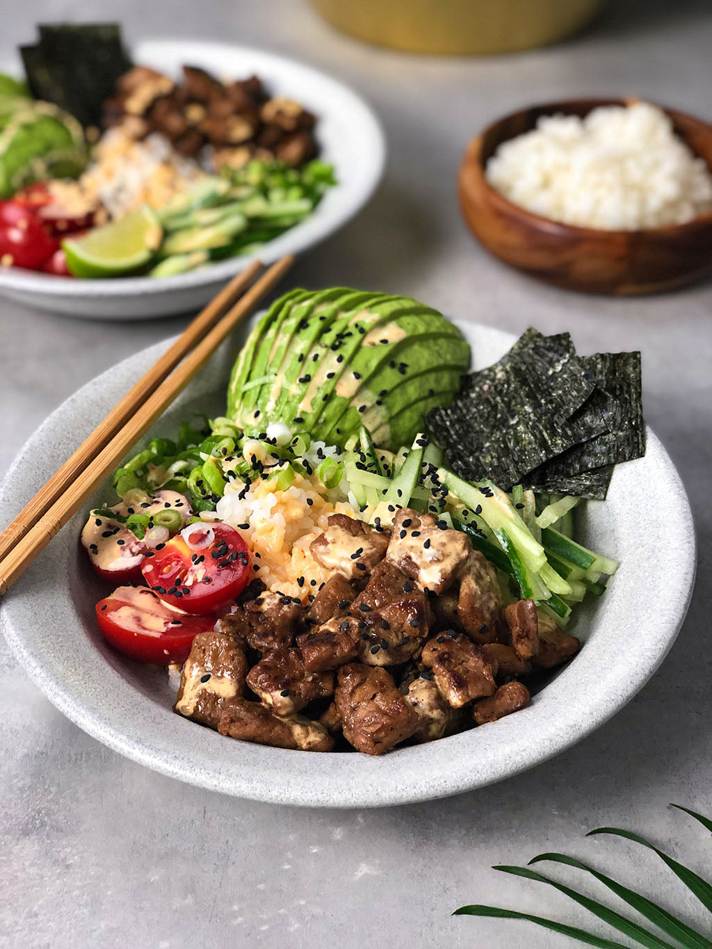 Vegan sushi bowl